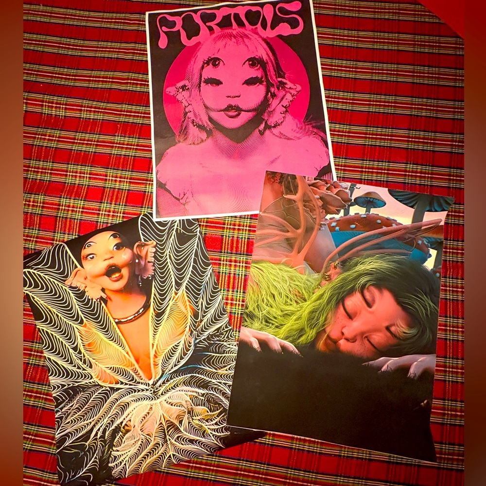 Set of Three Melanie Martinez material Art Prints
